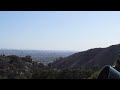 Los Angeles skyline from Mulholland Drive, Hollywood, CA