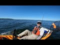 KAYAK Fishing for COHO Salmon with a DEEP SIX DIVER!