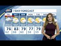 Video: Showers, downpours likely