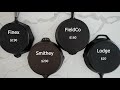 Best Cast Iron Skillet - Review of Finex, Smithey, FieldCo and Lodge