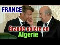 France Une grande colère en Algérie