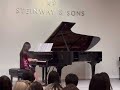 My Piano Recital ❤️ (Waltz by Chopin and Speechless from Aladdin)