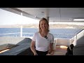 What goes into a two day superyacht voyage.