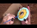 Sunflower Single Tarot Card Holder DIY - DIY Craft Kit - Daily Draw Single Card  - Magical Crafting