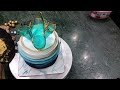 Elegant Ruffle Isomalt Sail Birthday Cake | Isomalt Ruffle Cake #isomaltcake