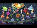 Space Island - All Monsters and Full Song | My Singing Monsters Dawn Of Fire
