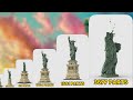 LEGO Statue of Liberty in Different Scales - Comparison