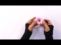 Beautiful paper flower making | Easy paper cutting flower | Origami paper flower