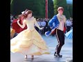 Belle dances to the Landler in Walt Disney World