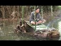 Survive in flooded forest. build shelter and food for three days