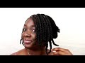 NO puffy roots two strand twists protective style