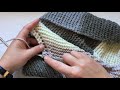 How to knit a TRIANGLE shawl/CARON CAKES review