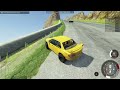 100 PUCK Downhill Avalanche Challenge With NASCAR! - BeamNG Multiplayer