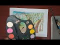 How to Draw landscape withwater color Cake ideas