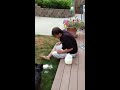 Jason takes the milk challenge