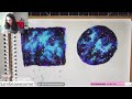 Drawing Galaxies with Just 3 Markers! (Copic/Alcohol Markers)