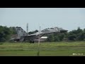 Bergemuruh !!! Lihat Dari Dekat Pesawat Tempur Sukhoi Su-30 Take Off dan Landing di Makassar