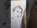 Quick Portrait Sketch How to Draw a Portrait of Girl Using Reference Photo