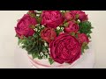 Как сделать ПИОНОВИДНЫЕ розы! Розы ОСТИНА из БЗК! How to make Austin roses! Красивый торт!