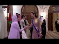Kate Middleton and Prince William meet Jordan wedding couple Prince Hussein and Rajwa Al-Saif