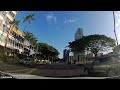 Honolulu: Punahou Offramp: Illegal right turn.  Cyclist almost hit.