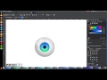 Inkscape Beginner Tutorial: Vector Eyeball