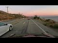 PACIFIC COAST HIGHWAY Malibu 🚗 Santa Monica at sunset 🇺🇸 Drive Los Angeles 4K