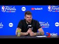 Luka Doncic's post-game presser after their 122-84 Game 4 win over the Celtics