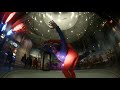 iFly Indoor Skydiving Fail - Dad Falls Hard