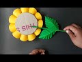 Easy and Beautiful wall hanging craft/Home decor/paper flower 🌼 craft #diy