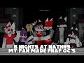 MAKING FAN MADE FNAF BACKGROUND TIME LAPSE (MY FNAF OC's)