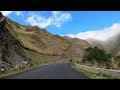 Driving Tour SUBIENDO AL FILO DE MERLO CON FUERTES VIENTOS I SAN LUIS I ARGENTINA I 4K