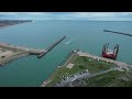 DRONING BRITISH COAST: NEWHAVEN FERRY TO DIEPPE