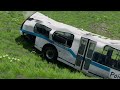 Crashed cars in the right lane of the streets - BeamNG Drive
