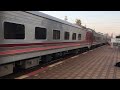 Bangkok Bound Sleeper Train leaves HuaHin, Thailand