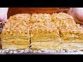 NAPOLEON Without BAKING in 15 Minutes! The LAZIEST and Fastest Napoleon Cake