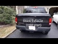 Stock Exhaust vs Carven Exhaust - 2017 Ram 1500 Rebel