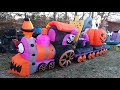 some of my Halloween lightshow inflatables with sound box's part 1