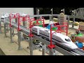 JR train & Shinkansen☆Plarail I created and played a Japanese travel scenery course