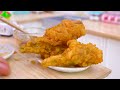 Satisfying Miniature Crispy KFC Fried Chicken 🍗 Best Fast Food Recipe by Mini Yummy 🍗 ASMR Cooking