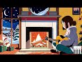 🔴Healing Christmas carols medley l Healing carols with Christmas vibes with fireplace and snow storm