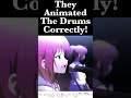 They Animated the Drums Correctly! (Angel Beats)
