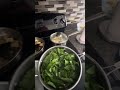 Sautéing  turnip greens…, still trying to workout camera angles.🥲