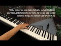 How Great Thou Art - Piano Cover with Lyrics