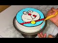 Doraemon  Cake Very Easy || Doraemon Cake|| How  To Make Doraemon Cake Design By Zia Food Secrets