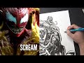 Drawing ALL VENOM SYMBIOTES in 10 HOURS | 1 HOUR | 10 MIN | 1 MIN & 10 SECONDS!