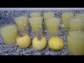 ب 2تفاحات🍏🍏 و ليمونة حامضة🍋 تحضري لتر و نصف من العصير المنعش Jus de citron et pomme