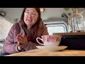 Living in my van | Build series Part 3: the kitchen! Plus Ruby’s first snow! #vanlife #build #snow