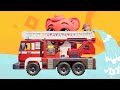 🚒🎶 ¡Canción del Camión de Bomberos! 🚨 ¡Melodías y Aventuras!🌟🔥 #appminkespañol #nurseryrhymes