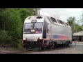 Full HD 60FPS: Railfanning the North Jersey Coast Line in Bay Head 5/27/17